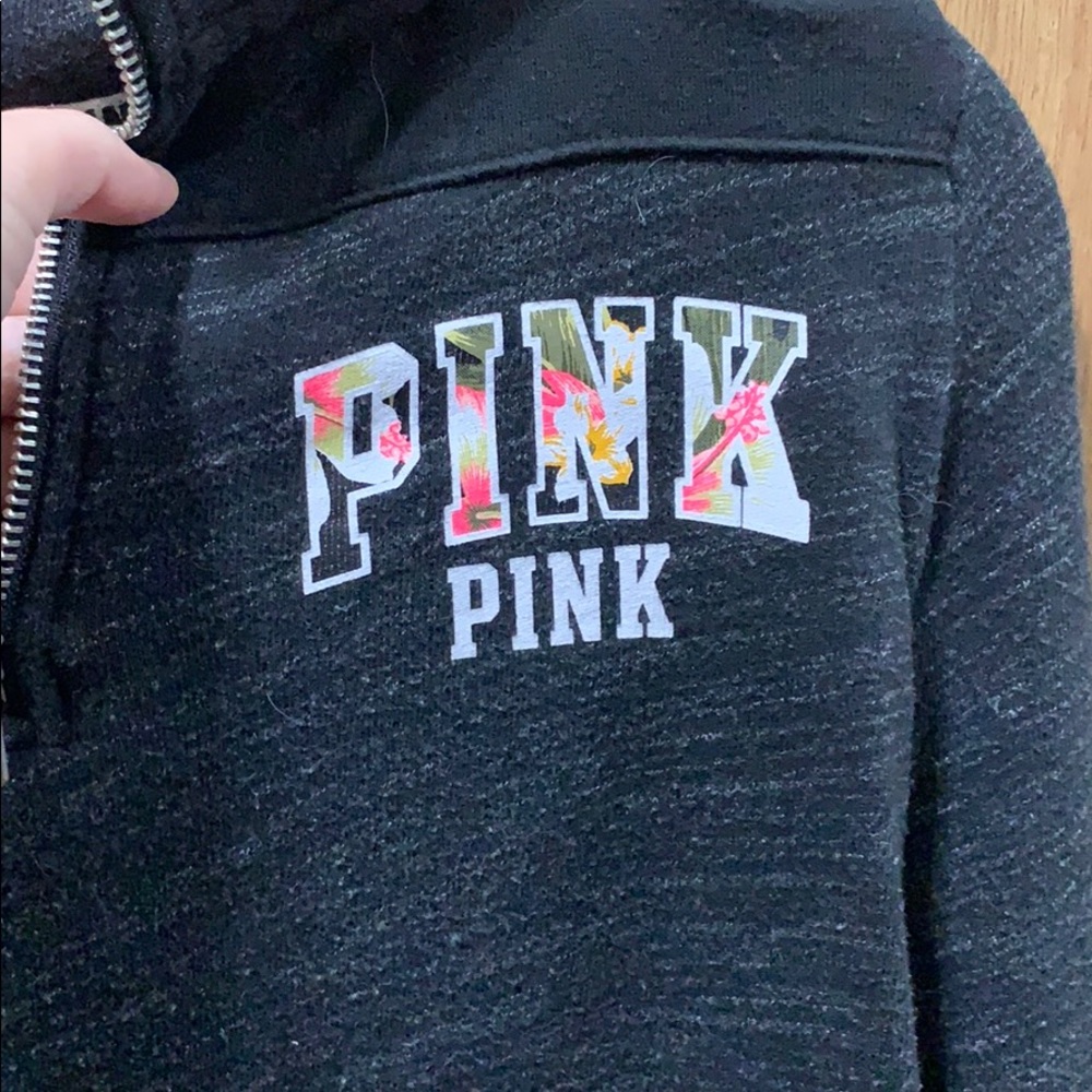Victoria’s Secret pink Hawaiian zip up